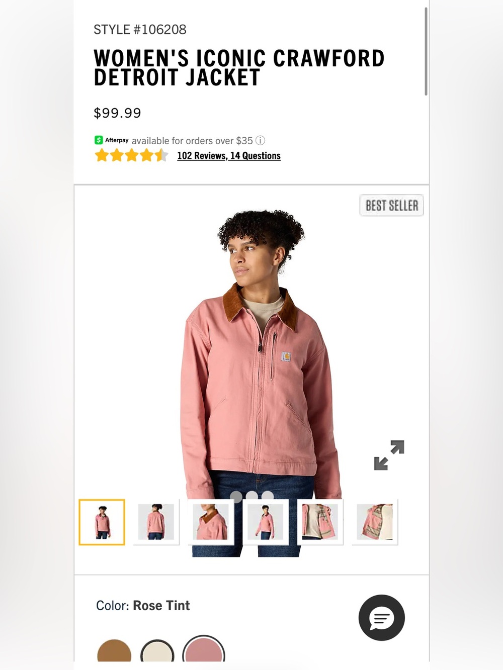 Carhartt Crawford Detroit Jacket